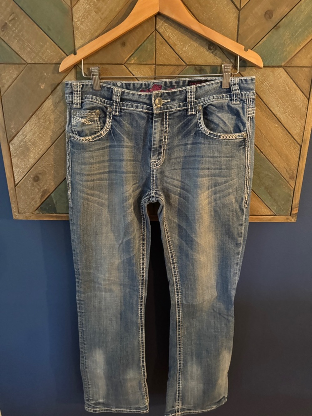 Women’s Blue Washed Denim Jeans